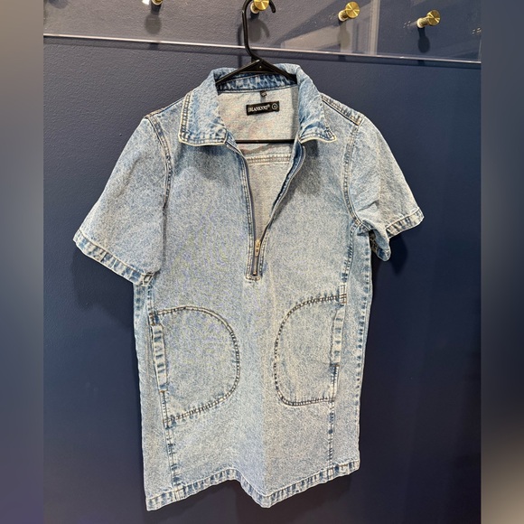 Blank NYC Light Blue Denim Dress - Picture 3 of 5